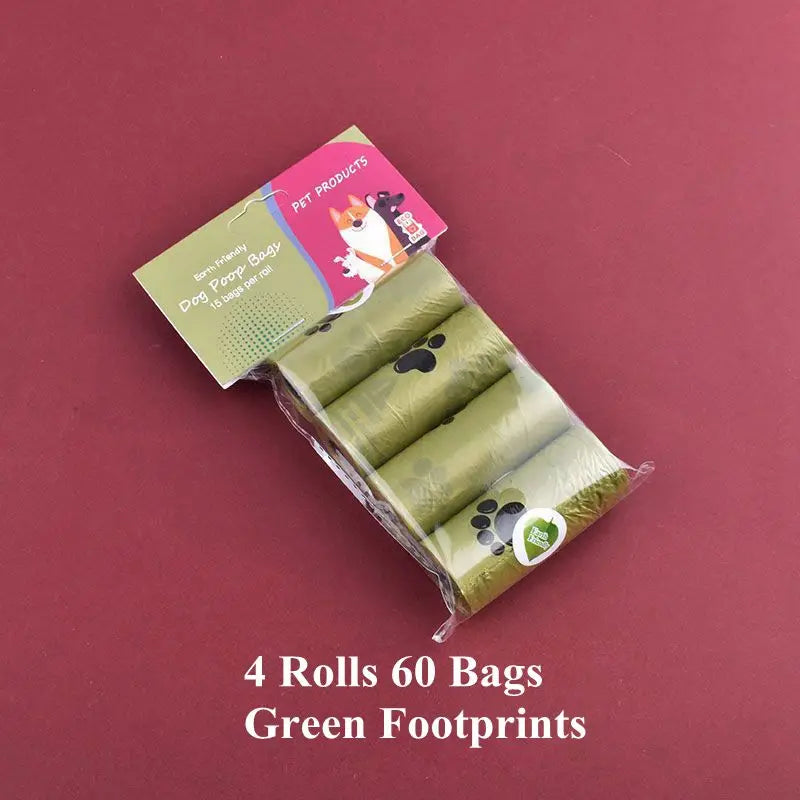 Rollos biodegradables para mascotas 1/18 bolsas aromáticas para desechos de perro o gato. ¡Ecológicos, resistentes y con dispensador