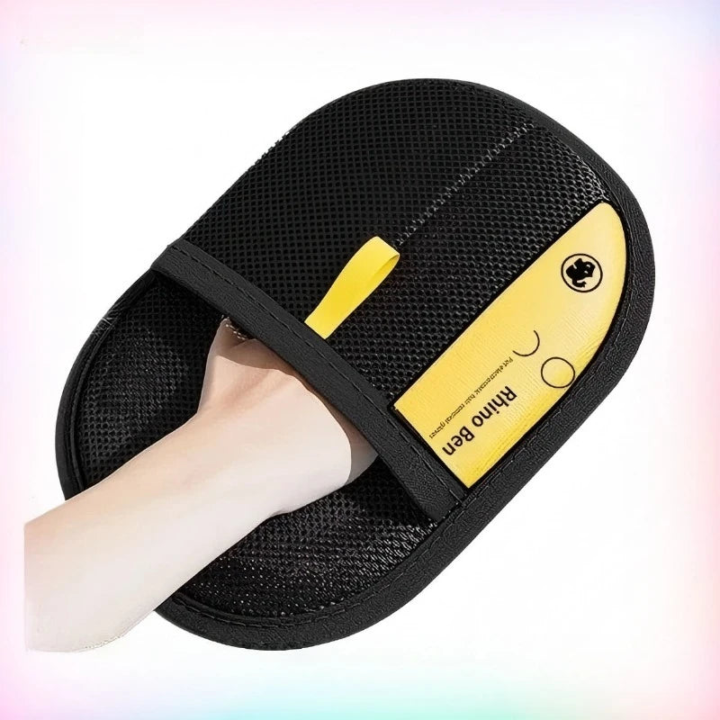 Pet hair glove removal Cat Grooming Reusable Electrostatic Dedusting Brush Dog Hair Remover for Couch Carpet Clothes Washable