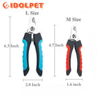 ✂️ Cortauñas Profesional para Mascotas con Protector de Seguridad – Tijeras de Acero Inoxidable para Perros y Gatos